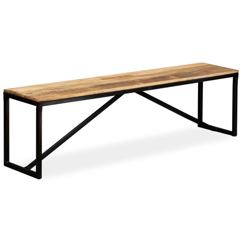 vidaXL Panca in Legno Massello di Mango 160x35x45 cm vidaXL Panca in Legno Massello di Mango 160x35x45 cm