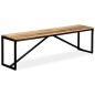 vidaXL Panca in Legno Massello di Mango 160x35x45 cm vidaXL Panca in Legno Massello di Mango 160x35x45 cm