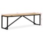 vidaXL Panca in Legno Massello di Mango 160x35x45 cm vidaXL Panca in Legno Massello di Mango 160x35x45 cm