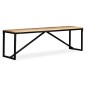 vidaXL Panca in Legno Massello di Mango 160x35x45 cm vidaXL Panca in Legno Massello di Mango 160x35x45 cm