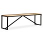 vidaXL Panca in Legno Massello di Mango 160x35x45 cm vidaXL Panca in Legno Massello di Mango 160x35x45 cm