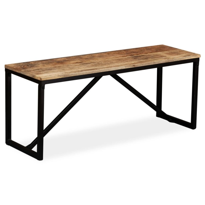 vidaXL Panca in Legno Massello di Mango 110x35x45 cm vidaXL Panca in Legno Massello di Mango 110x35x45 cm