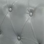 vidaXL Divano Chesterfield a 2 Posti Grigio in Vera Pelle vidaXL Divano Chesterfield a 2 Posti Grigio in Vera Pelle
