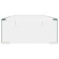 vidaXL Mobile/Rialzo Porta TV in Vetro Trasparente 70x30x13 cm vidaXL Mobile/Rialzo Porta TV in Vetro Trasparente 70x30x13 cm