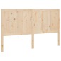 Testiera per Letto 125,5x4x100 cm in Legno Massello di Pino Testiera per Letto 125,5x4x100 cm in Legno Massello di Pino