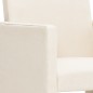 vidaXL Sedie da Pranzo 2 pz Crema in Tessuto vidaXL Sedie da Pranzo 2 pz Crema in Tessuto