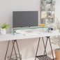 vidaXL Mobile/Rialzo Porta TV in Vetro Trasparente 90x30x13 cm vidaXL Mobile/Rialzo Porta TV in Vetro Trasparente 90x30x13 cm
