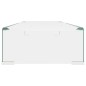 vidaXL Mobile/Rialzo Porta TV in Vetro Trasparente 90x30x13 cm vidaXL Mobile/Rialzo Porta TV in Vetro Trasparente 90x30x13 cm