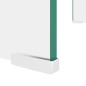 vidaXL Mobile/Rialzo Porta TV in Vetro Trasparente 60x25x11 cm