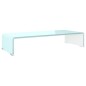 vidaXL Supporto TV / Rialzo Monitor in Vetro Verde 60x25x11 cm