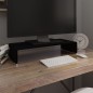 vidaXL Mobile/Rialzo Porta TV in Vetro Nero 60x25x11 cm vidaXL Mobile/Rialzo Porta TV in Vetro Nero 60x25x11 cm