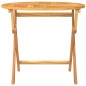 vidaXL Tavolo da Giardino Pieghevole 85x76cm in Legno Massello di Teak vidaXL Tavolo da Giardino Pieghevole 85x76cm in Legno Massello di Teak