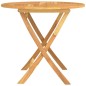 vidaXL Tavolo da Giardino Pieghevole 85x76cm in Legno Massello di Teak vidaXL Tavolo da Giardino Pieghevole 85x76cm in Legno Massello di Teak