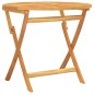vidaXL Tavolo da Giardino Pieghevole 85x76cm in Legno Massello di Teak vidaXL Tavolo da Giardino Pieghevole 85x76cm in Legno Massello di Teak
