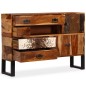 vidaXL Credenza in Legno Massello di Sheesham 115x30x80 cm vidaXL Credenza in Legno Massello di Sheesham 115x30x80 cm