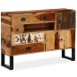 vidaXL Credenza in Legno Massello di Sheesham 115x30x80 cm vidaXL Credenza in Legno Massello di Sheesham 115x30x80 cm