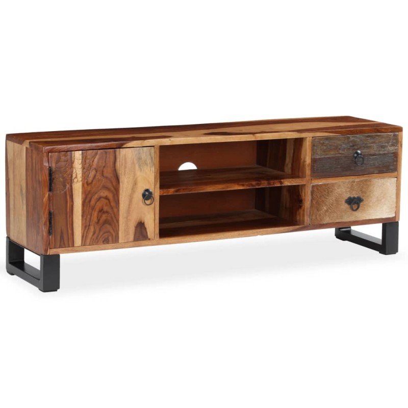 vidaXL Mobile Porta TV in Legno di Sheesham 120x30x40 cm vidaXL Mobile Porta TV in Legno di Sheesham 120x30x40 cm