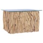 vidaXL Tavolino da Caffè Ripiano in Vetro 66x66x40 cm in Legno di Teak vidaXL Tavolino da Caffè Ripiano in Vetro 66x66x40 cm in Legno di Teak
