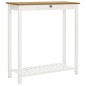 vidaXL Tavolo da Bar 100x40x110 cm in Legno Massello di Rovere