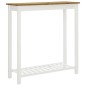 vidaXL Tavolo da Bar 100x40x110 cm in Legno Massello di Rovere