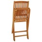 vidaXL Sedie da Giardino Pieghevoli 4pz in Legno Massello di Eucalipto vidaXL Sedie da Giardino Pieghevoli 4pz in Legno Massello di Eucalipto