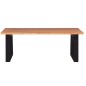 vidaXL Tavolino da Caffè in Legno Massello di Acacia 110x60x40 cm vidaXL Tavolino da Caffè in Legno Massello di Acacia 110x60x40 cm