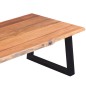 vidaXL Tavolino da Caffè in Legno Massello di Acacia 110x60x40 cm vidaXL Tavolino da Caffè in Legno Massello di Acacia 110x60x40 cm