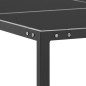 vidaXL Tavolo da Giardino Antracite 130x130x72 cm in Acciaio e Vetro vidaXL Tavolo da Giardino Antracite 130x130x72 cm in Acciaio e Vetro