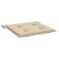 vidaXL Cuscini per Sedia 6 pz Beige 50x50x3 cm in Tessuto Oxford