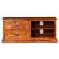 vidaXL Mobile Porta TV in Legno Massello di Sheesham 90x30x40 cm