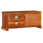 vidaXL Mobile Porta TV in Legno Massello di Sheesham 90x30x40 cm