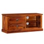 vidaXL Mobile Porta TV in Legno Massello di Sheesham 90x30x40 cm