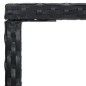 vidaXL Tavolo da Bar da Giardino Nero 70x70x110 cm Polyrattan e Vetro vidaXL Tavolo da Bar da Giardino Nero 70x70x110 cm Polyrattan e Vetro