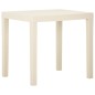 vidaXL Tavolo da Giardino Bianco 79x65x72 cm in Plastica vidaXL Tavolo da Giardino Bianco 79x65x72 cm in Plastica