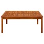 vidaXL Tavolino da Giardino 110x110x45 cm in Legno Massello di Acacia