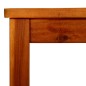 vidaXL Tavolino da Giardino 110x110x45 cm in Legno Massello di Acacia