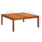 vidaXL Tavolino da Giardino 110x110x45 cm in Legno Massello di Acacia