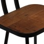 vidaXL Sedie da Bar 4 pz Legno Massello di Recupero vidaXL Sedie da Bar 4 pz Legno Massello di Recupero