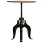 vidaXL Tavolo da Bar in Legno Massello di Recupero 75x(76-110) cm