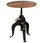 vidaXL Tavolo da Bar in Legno Massello di Recupero 75x(76-110) cm
