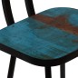 vidaXL Sedie da Bar 4 pz Legno Massello di Recupero vidaXL Sedie da Bar 4 pz Legno Massello di Recupero