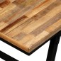 vidaXL Panca in Legno di Teak di Recupero e Acciaio 110x35x45 cm vidaXL Panca in Legno di Teak di Recupero e Acciaio 110x35x45 cm
