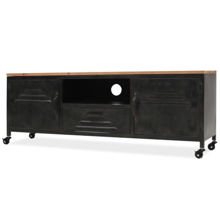 vidaXL Mobile Porta TV 120x30x43 cm Nero