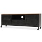 vidaXL Mobile Porta TV 120x30x43 cm Nero