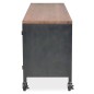 vidaXL Mobile Porta TV 120x30x43 cm Nero