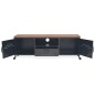 vidaXL Mobile Porta TV 120x30x43 cm Nero