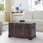 vidaXL Baule del Tesoro Vintage in Legno 66x38x40 cm vidaXL Baule del Tesoro Vintage in Legno 66x38x40 cm