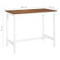 vidaXL Tavolino da Bar in Legno Massello 108x60x91 cm vidaXL Tavolino da Bar in Legno Massello 108x60x91 cm