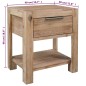 vidaXL Comodino con Cassetto 40x30x48 cm in Legno Massello di Acacia vidaXL Comodino con Cassetto 40x30x48 cm in Legno Massello di Acacia
