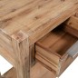vidaXL Tavolo Consolle 82x33x73 cm in Legno Massello di Acacia vidaXL Tavolo Consolle 82x33x73 cm in Legno Massello di Acacia